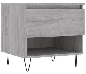 Konferenčný stolík sivý sonoma 50x46x50 cm kompozitné drevo