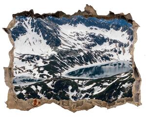Díra 3D ve zdi nálepka Jazero v tatrách nd-k-157460493