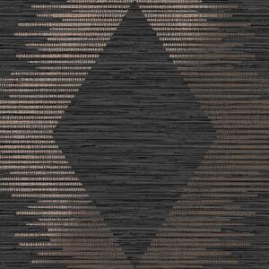 Čierno-zlatá geometrická vliesová tapeta, 120723, Vavex 2025