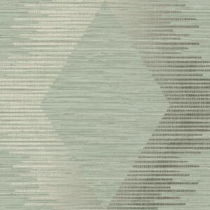 Zeleno-zlatá geometrická vliesová tapeta, 120725, Vavex 2025