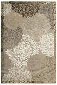 Koberec Oriental 4475 grey / vizon rozety