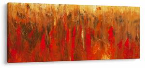 Obraz maľované abstrakcie (120x50 cm)