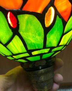 Tiffany lampa stolová KVET Ø25*72