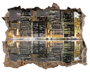 Nálepka fototapeta 3D výhled New york v noci nd-k-64057885
