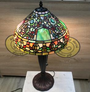 Tiffany stolová lampa CHROMATIC Ø30*60