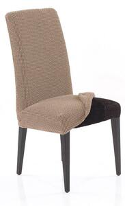 Super strečové poťahy NIAGARA oriešková stoličky s operadlom 2 ks (40 x 40 x 55 cm)