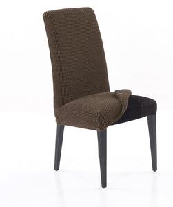 Super strečové poťahy NIAGARA tabaková stoličky s operadlom 2 ks (40 x 40 x 55 cm)