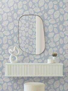 Modro-biela vliesová tapeta na stenu, listy, EV3925, Candice Olson Casual Elegance, York