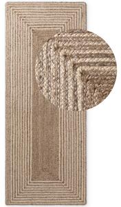Hanse Home, Behoň Juno 106329 Natural White Brown, 80x200, hnedá, chodba / predsieň
