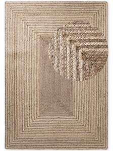 Hanse Home, Kusový koberec Juno 106329 Natural White Brown, 120x170, hnedá, chodba / predsieň