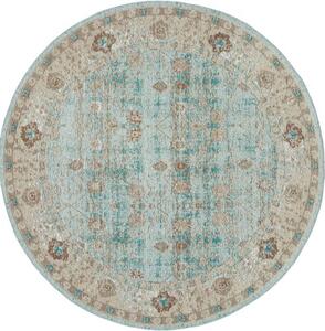 Okrúhly ženilkový koberec Rimini