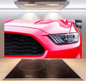 Panel do kuchyne Červený Mustang