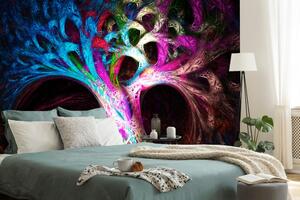 Samolepiaca tapeta tajomný abstraktný strom