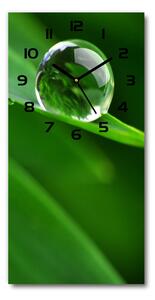 Nástenné sklenené hodiny Steblo trávy