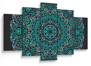Obraz ornamentálne abstrakcie (150x105 cm)