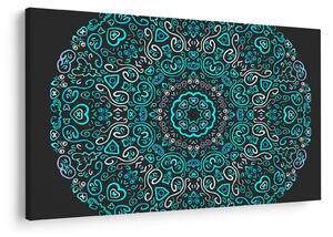 Obraz ornamentálne abstrakcie (90x60 cm)