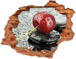 Fototapeta diera na stenu 3D Cherry v daždi nd-c-67079233