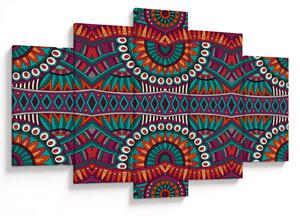 Obraz ornamentálne abstrakcie (150x105 cm)