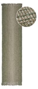 Zelený behúň 60x230 cm - Flair Rugs