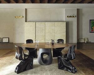 BARBARA okrúhly luxusný stôl drevený