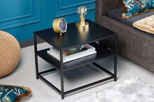 Dizajnový odkladací stolík Damaris 50 cm čierny - Skladom
