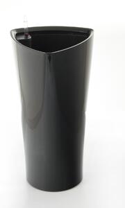 Samozavlažovací kvetináč G21 Trio čierny 56.5 cm