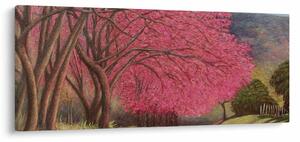 Obraz rozkvitnutých stromov (120x50 cm)