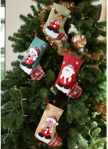 Blancheporte Súprava 4 vianočných ponožiek 4ks