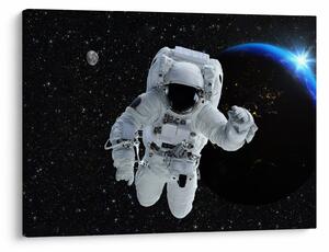 Obraz - Astronaut vo vesmíre (70x50 cm)