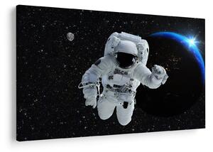 Obraz - Astronaut vo vesmíre (90x60 cm)