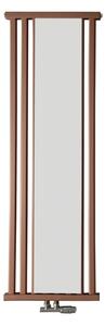 Regnis Kalipso Mirror, vykurovacie teleso 500x1500mm so stredovým pripojením 50mm, 710W, čierna matná, KALIPSOLUSTRO/1500/500/D5/BLACK