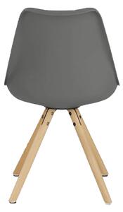 Jedálenská stolička K201 - sivá