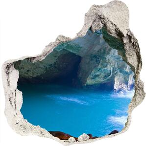 Díra 3D ve zdi nálepka Morské jaskyne nd-p-56239954