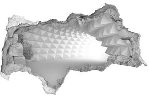 Samolepiaca diera múr 3D Abstrakcie tunel nd-b-89942519