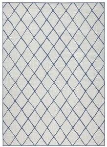 NORTHRUGS - Hanse Home koberce Kusový koberec Twin-Wendeteppiche 103119 blau creme – na von aj na doma - 120x170 cm