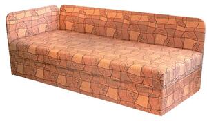 Jednolôžková posteľ (váľanda) 80 cm Eda 4/1 (so sendvičovým matracom) (L). Vlastná spoľahlivá doprava až k Vám domov. 774107