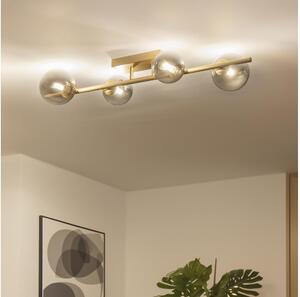 Brilagi - LED Prisadený luster MILLA 4xG9/3W/230V zlatá/dymová