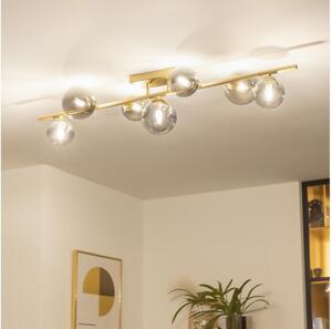 Brilagi - LED Prisadený luster MILLA 7xG9/3W/230V zlatá/dymová