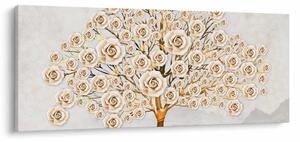 Obraz kvetinového stromu (120x50 cm)