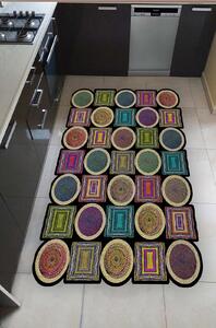 ASIR Koberec 60 x 100 CIRCLES AND QUADRETS zelený