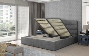 Drevko Čalúnená posteľ s úložným priestorom Caramel - Palacio 77