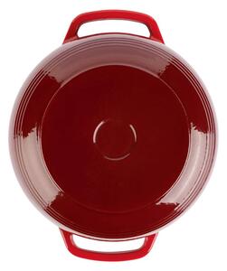 Ernesto® Liatinový hrniec, Ø 26,5 cm (červená) (100353013)