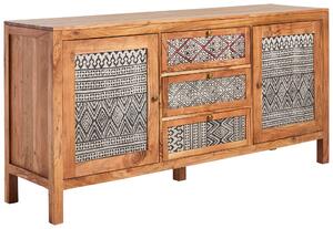 ŠIROKÁ KOMODA, akácia, farba akácie, 160/78/42 cm Livetastic - Online Only drobný nábytok, Online Only