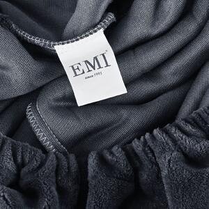 Plachta posteľná z mikroplyšu sivá EMI: Plachta 180x200