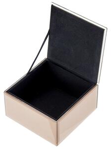 1L121 Krabička na šperky béžová 12x12cm