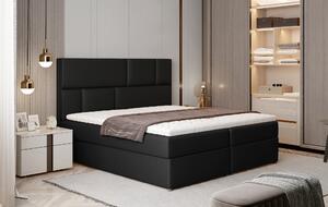 Drevko Čalúnená posteľ Florence - Soft 11 - 140 x 200 cm, Čierna