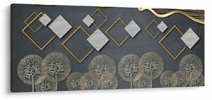 Obraz abstrakcie (120x50 cm)