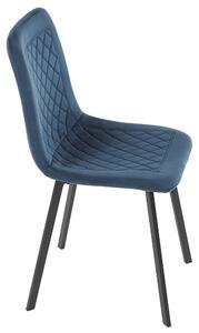 Jedálenská stolička GLORY modrá/čierna