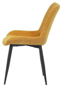 Jedálenská stolička NICOLETTE žltá/čierna