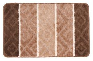 Kúpeľňový koberček MULTI A5132 ROMBY camel, hnedý